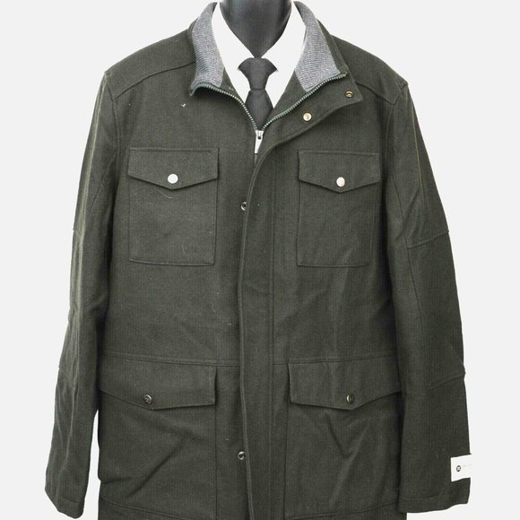 Haggar Suits & Blazers Haggar Brighton Military Four Moss Green